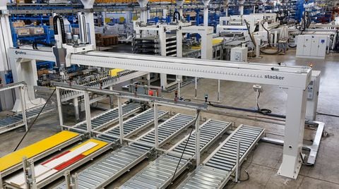 Outstanding Perfomance Panel sizing Line ready for Polish market