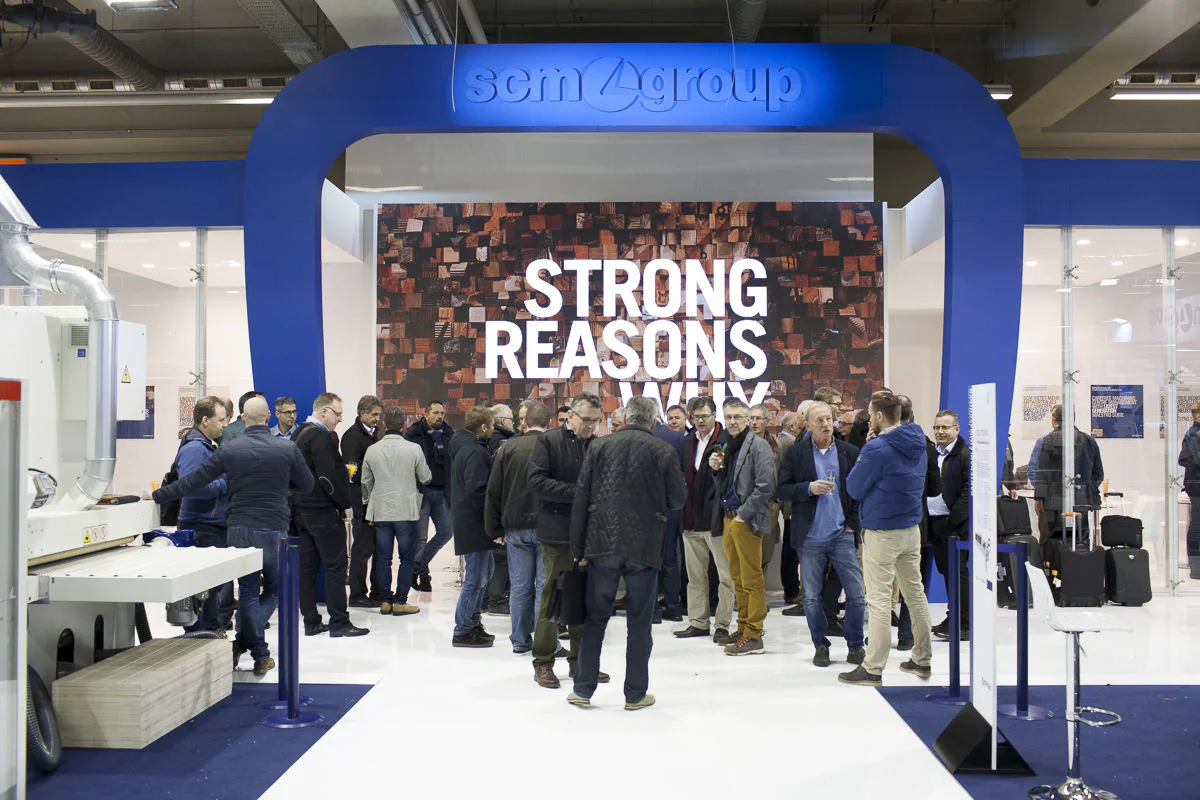  110,000 STRONG REASONS WHY: Scm Group at Holz-Handwerk!