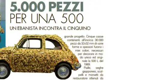 500Kube featured on the Italian magazine "4 Piccole Ruote"