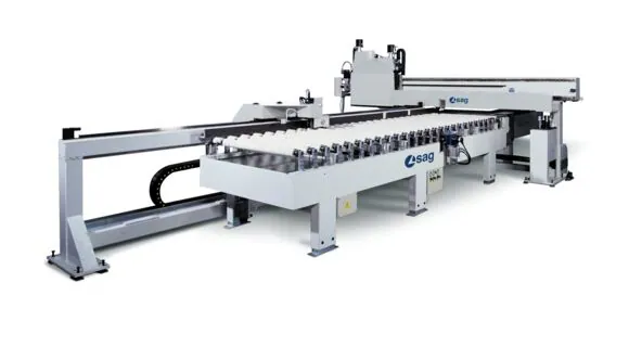 精准自动定位SLMS纵向锯切机C适用高生产力工厂_SCM集团