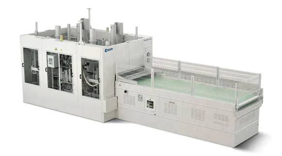 sergiani las数控连续循环压力机、用于生产空心涂层门与地板