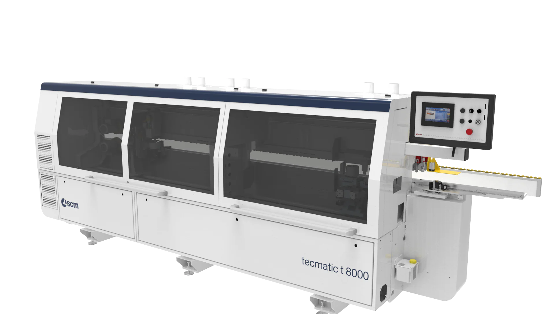 Coladeiras de bordas e esquabordas - Coladeiras de Bordos Monolaterais - tecmatic t 8000