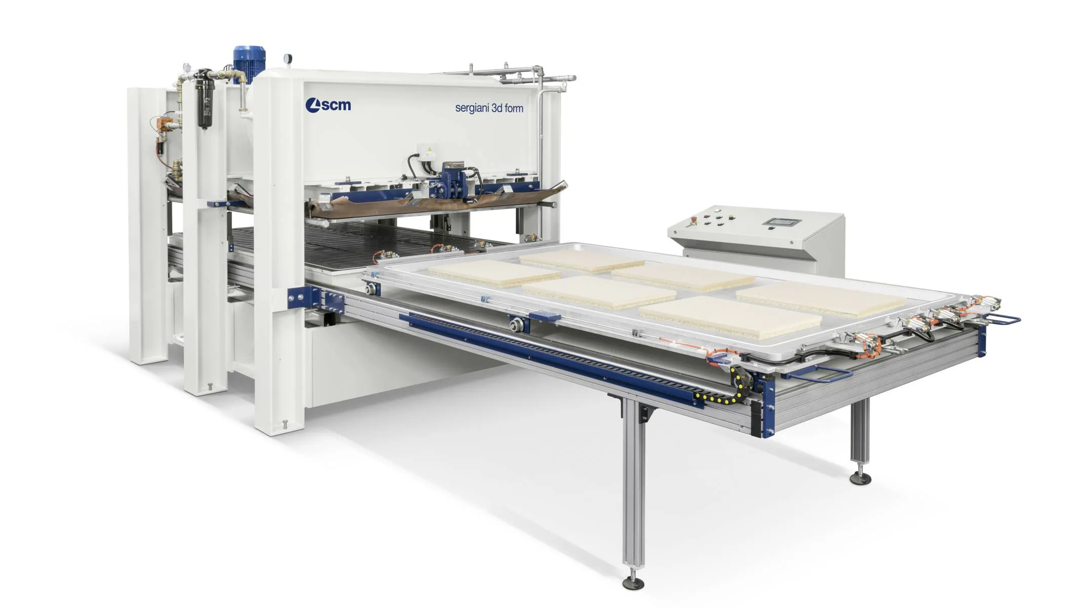 压力机 - 3D panels laminating presses - sergiani 3d form数控压力机