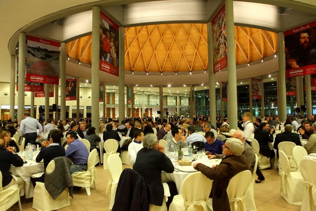 A Tango rhythm menu at the Scm Group Technodomus dinner 