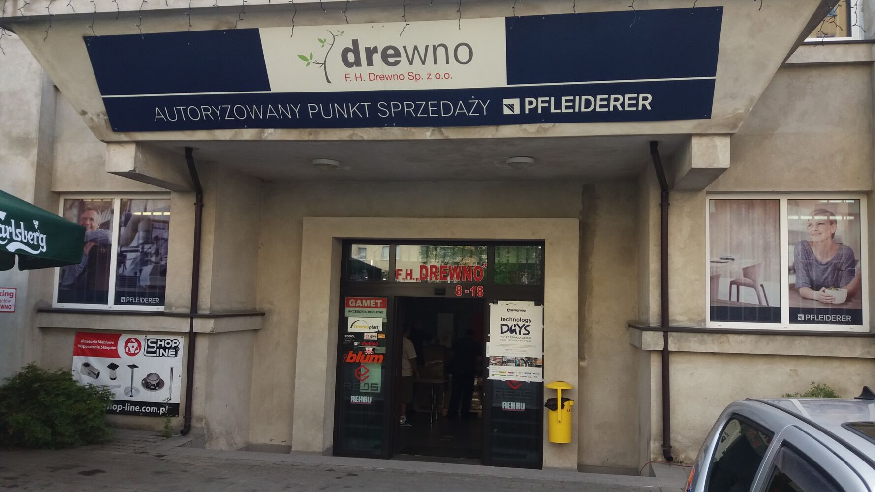 Pokazy maszyn w hurtowni Drewno w Łodzi