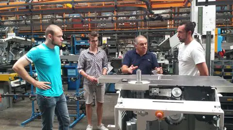 Zwycięzcy konkursu zwiedzają SCM Group