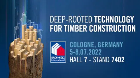 SCM at Dach+Holz with the latest innovations for Timber construction