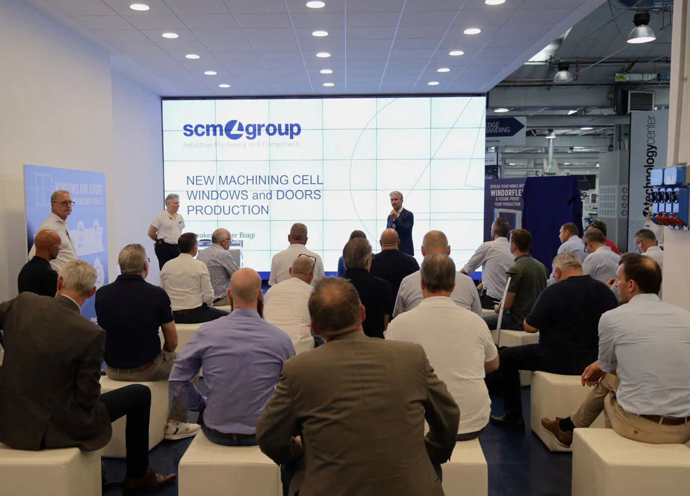 Avant-première de la nouvelle cellule Windorflex pour l'équipe de vente SCM 