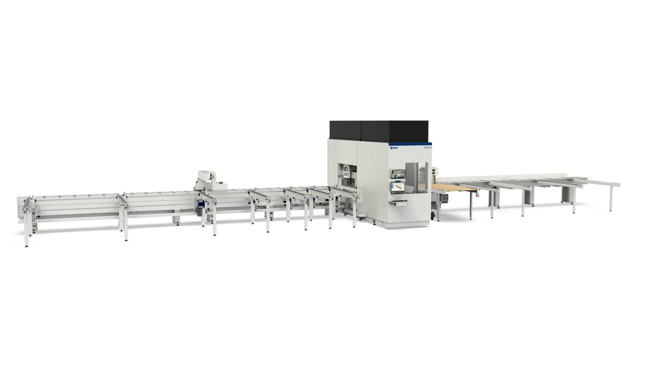 Оборудование для деревянного домостроения - Обрабатывающие центры с ЧПУ для домостроения - oikos xs