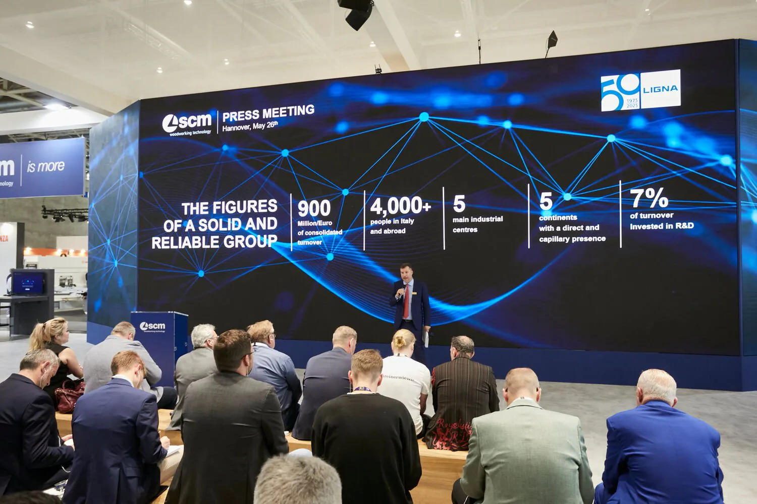 LIGNA 2025 démarre avec une forte affluence sur les stands SCM