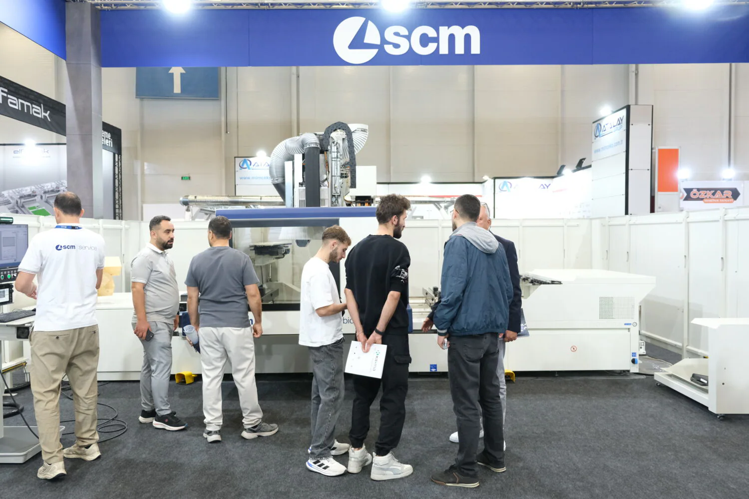 WoodTech 2025'te SCM Ä°stanbul'da Ã¼st dÃ¼zey teknolojiler ve gÃ¼Ã§lÃ¼ mÃ¼Återi etkileÅimi