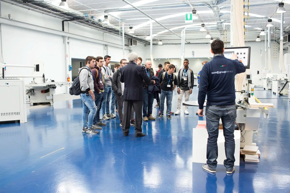 L'Istituto del mobile "Carniello" di Brugnera in visita