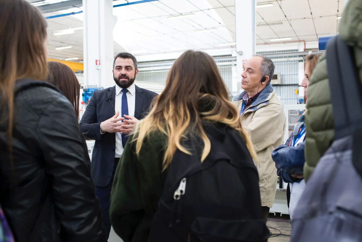 L'Istituto del mobile "Carniello" di Brugnera in visita