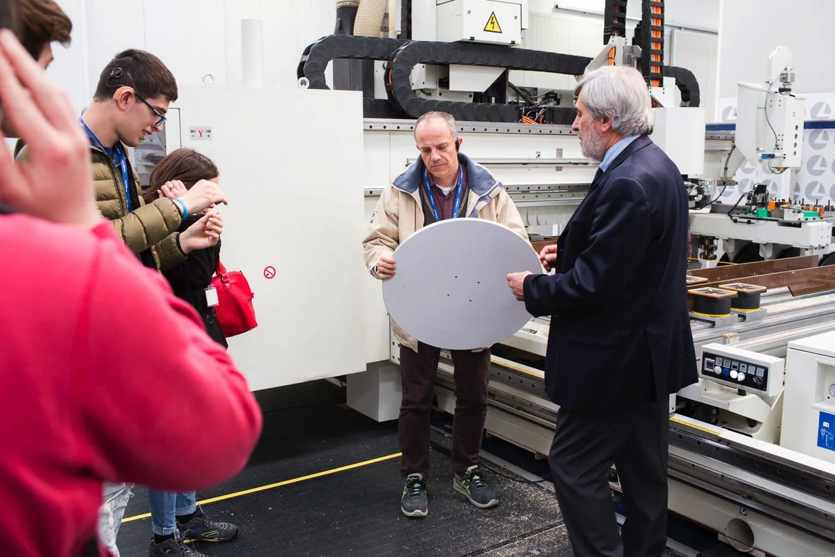 L'Istituto del mobile "Carniello" di Brugnera in visita