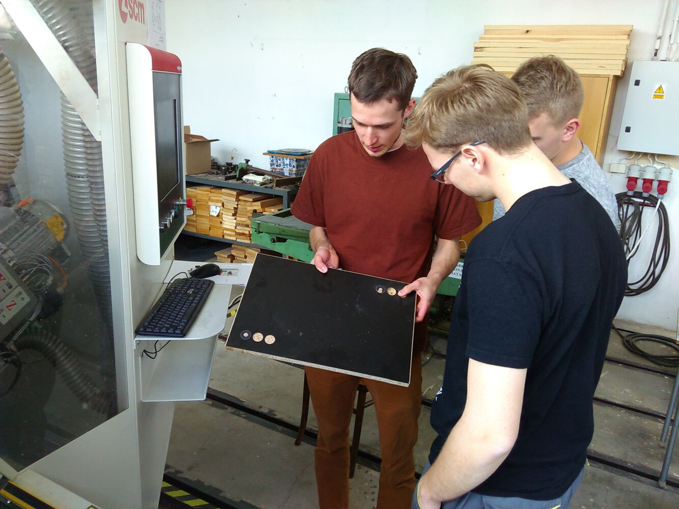Na maszynach SCM uczą się Poznańscy studenci WTD!