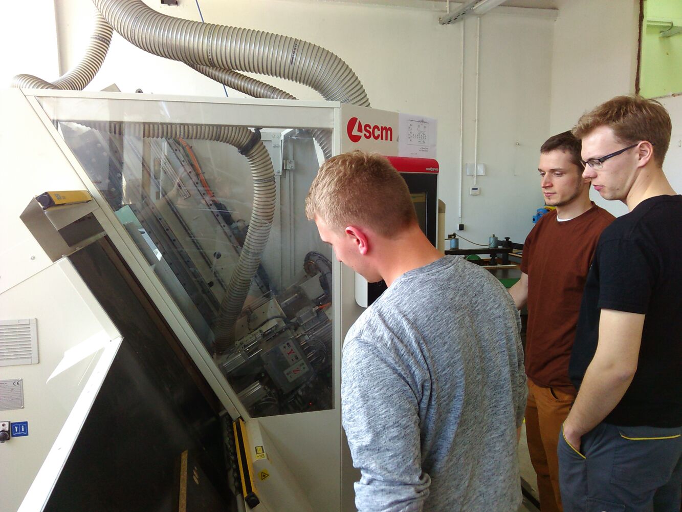 Na maszynach SCM uczą się Poznańscy studenci WTD!