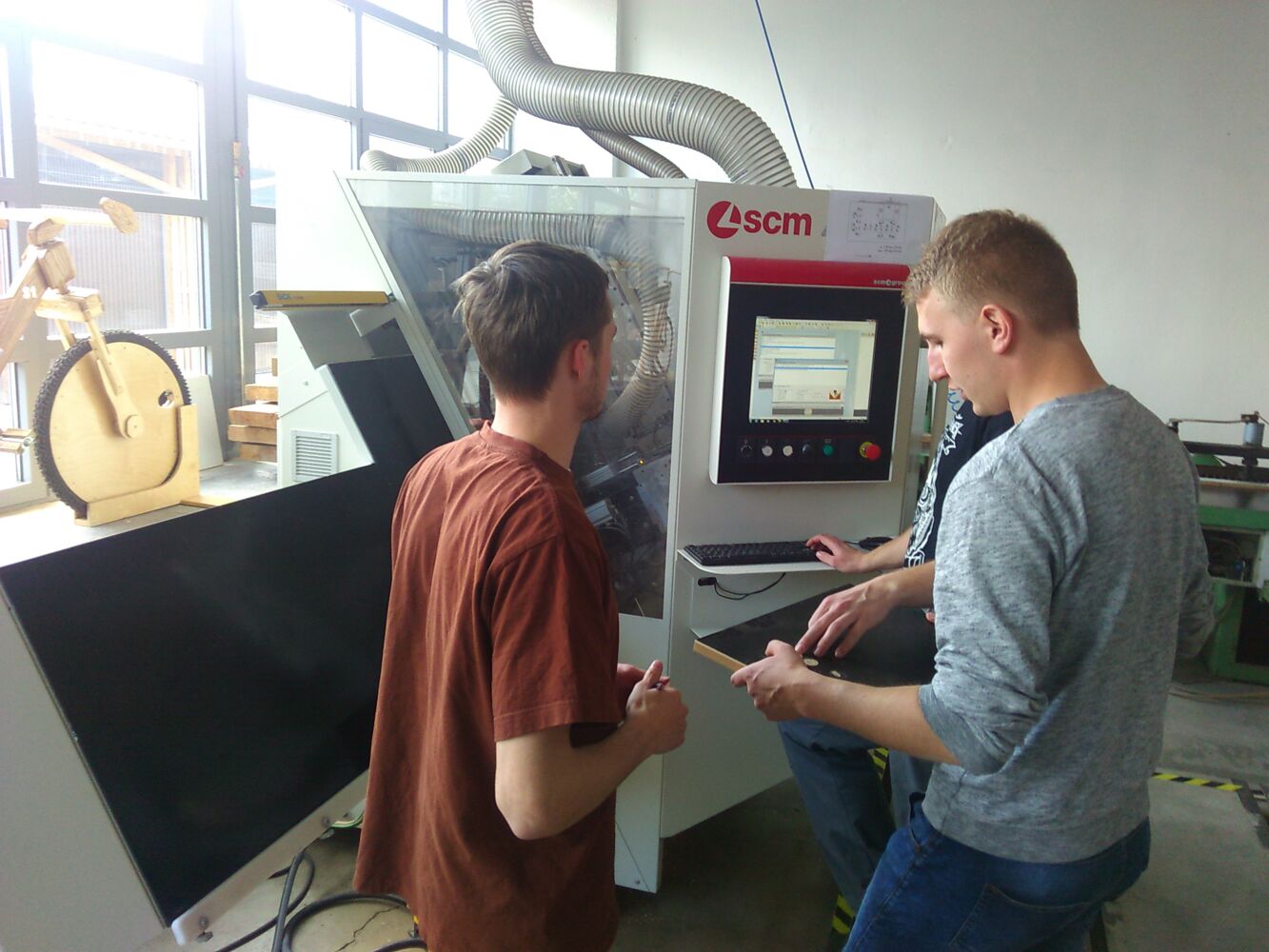 Na maszynach SCM uczą się Poznańscy studenci WTD!