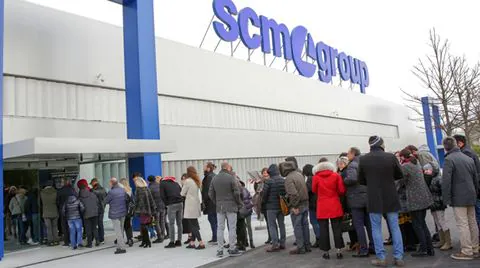 Scm Group festeggia con le famiglie insieme a Giacobazzi e Militello