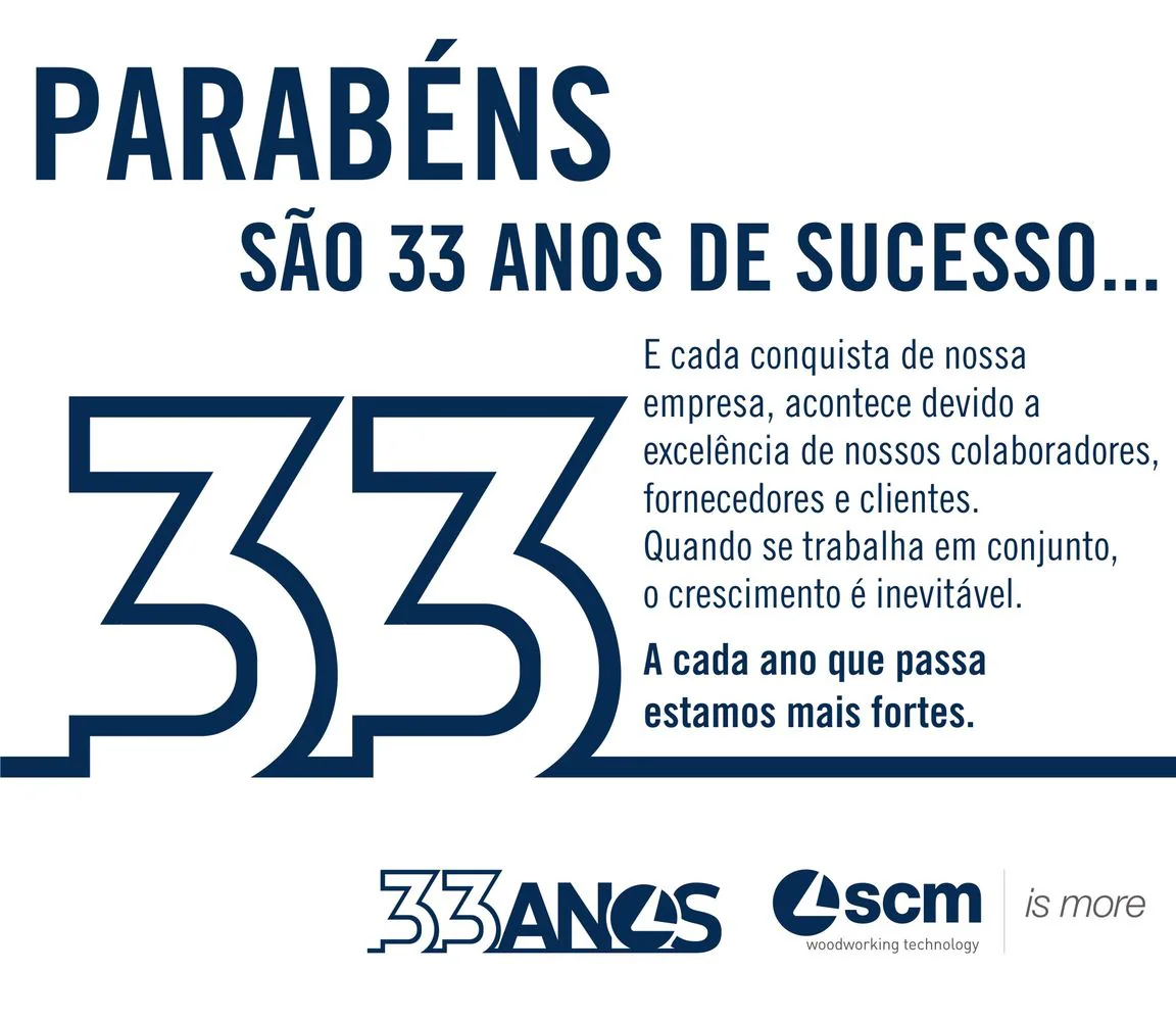 São 33 anos de sucesso