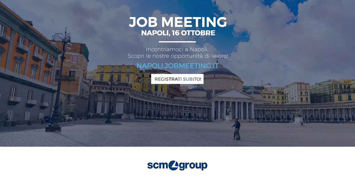 Scm Group a Job Meeting NAPOLI 2018