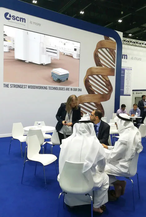 SCM porta a Dubai Woodshow l’alta tecnologia “made in Italy” per il legno